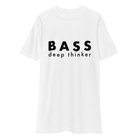 Men’s premium heavyweight tee - Bass deep thinker