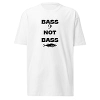 Men’s premium heavyweight tee - Bass Not Bass