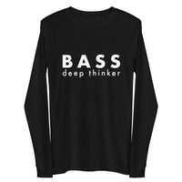 Men's Long Sleeve Tee - Bass deep thinker