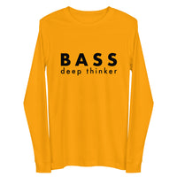 Men's Long Sleeve Tee - Bass deep thinker