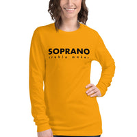 Women's Long Sleeve Tee - Soprano Treble Maker