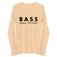 Men's Long Sleeve Tee - Bass deep thinker