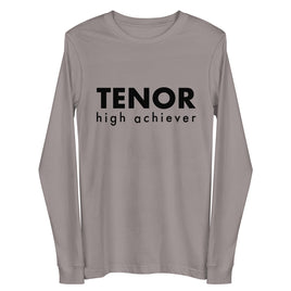 Men's Long Sleeve Tee - Tenor high achiever