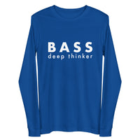 Men's Long Sleeve Tee - Bass deep thinker