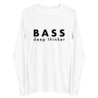 Men's Long Sleeve Tee - Bass deep thinker