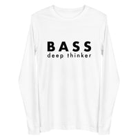 Men's Long Sleeve Tee - Bass deep thinker