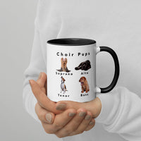 Mug with Color Inside and Color Handle - Choir Pups