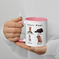 Mug with Color Inside and Color Handle - Choir Pups