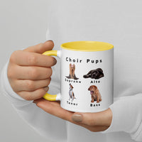 Mug with Color Inside and Color Handle - Choir Pups