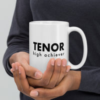 White glossy mug - Tenor high achiever