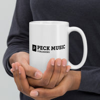 White glossy mug - Peck Music Publishing