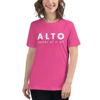 Women's Relaxed Fit Short Sleeve Tee - Alto center of it all