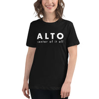 Women's Relaxed Fit Short Sleeve Tee - Alto center of it all