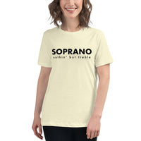 Women's Relaxed Fit Short Sleeve Tee - Soprano nothin' but treble