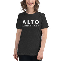 Women's Relaxed Fit Short Sleeve Tee - Alto center of it all