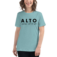 Women's Relaxed Fit Short Sleeve Tee - Alto center of it all