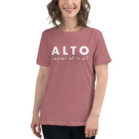 Women's Relaxed Fit Short Sleeve Tee - Alto center of it all