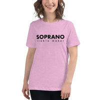 Women's Relaxed Fit Short Sleeve Tee - Soprano treble maker