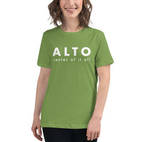 Women's Relaxed Fit Short Sleeve Tee - Alto center of it all