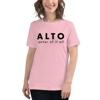 Women's Relaxed Fit Short Sleeve Tee - Alto center of it all