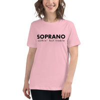 Women's Relaxed Fit Short Sleeve Tee - Soprano nothin' but treble