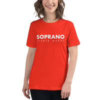 Women's Relaxed Fit Short Sleeve Tee - Soprano treble maker