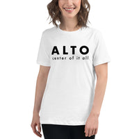 Women's Relaxed Fit Short Sleeve Tee - Alto center of it all